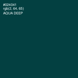 #024041 - Aqua Deep Color Image